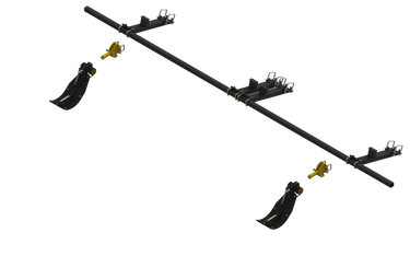 LANSS3408R2 -- Lankota Stalk Stomper® Mounting Kit for CaseIH® 2208/2408/3208/3408 Series 30